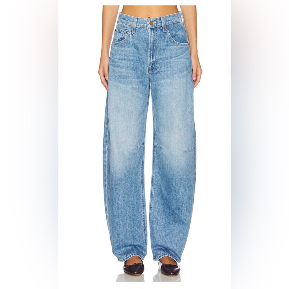 Mother SNACKS jeans The Kegger Skimp in Check Please Size 30